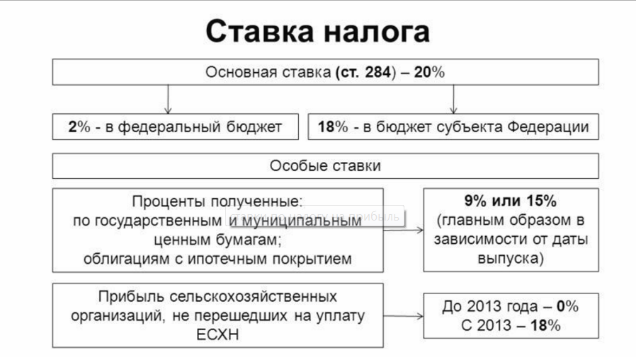 ставки по налогу на прибыль
